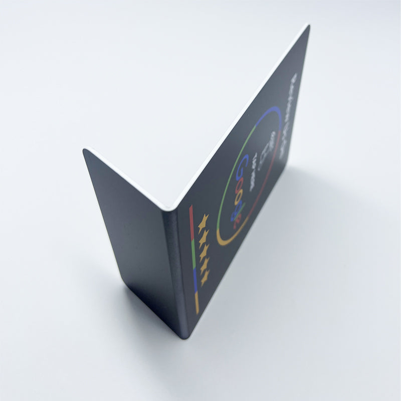 NFC Google Review Display Stand English - Black image 5